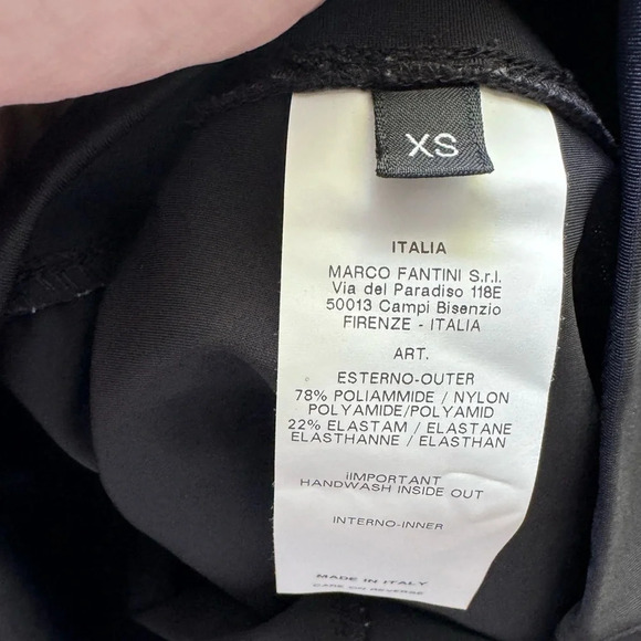 Coverleg Metallic Lighting Bolt Athleisure Leggings Made in Italy Size XSmall - Picture 6 of 6